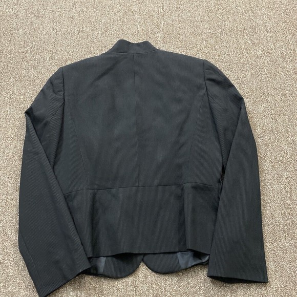 New With Tags Tahari Women's Black Snap Button Up Blazer Size 10 $280 - Picture 9 of 9